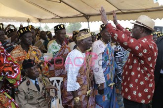 Côte d'Ivoire : Depuis Toumodi, Ouattara invite ses compatriotes à  adopter l'amour comme slogan